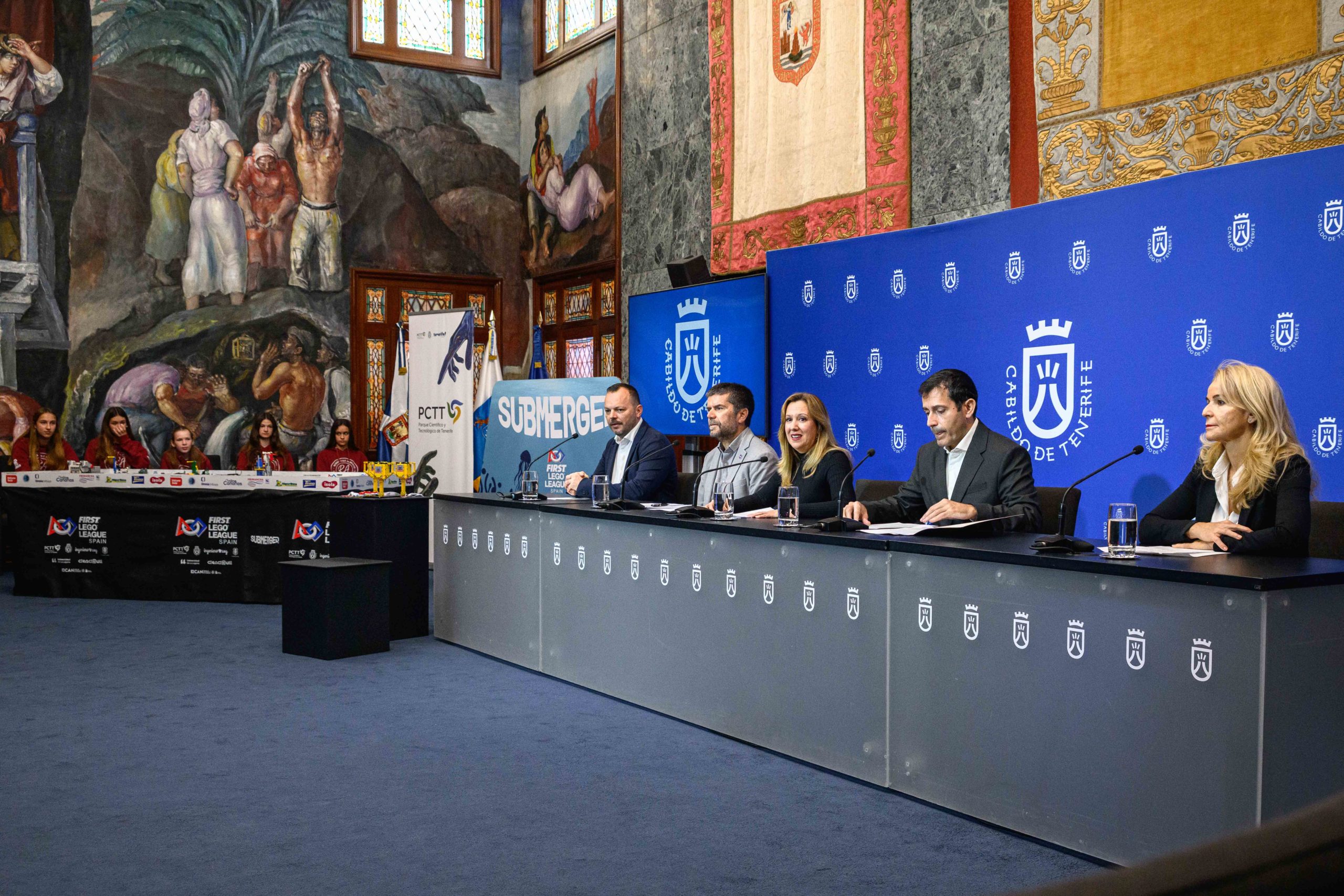 El Cabildo organiza FLL Canarias 2025, el mayor torneo de robótica e innovación del Archipiélago