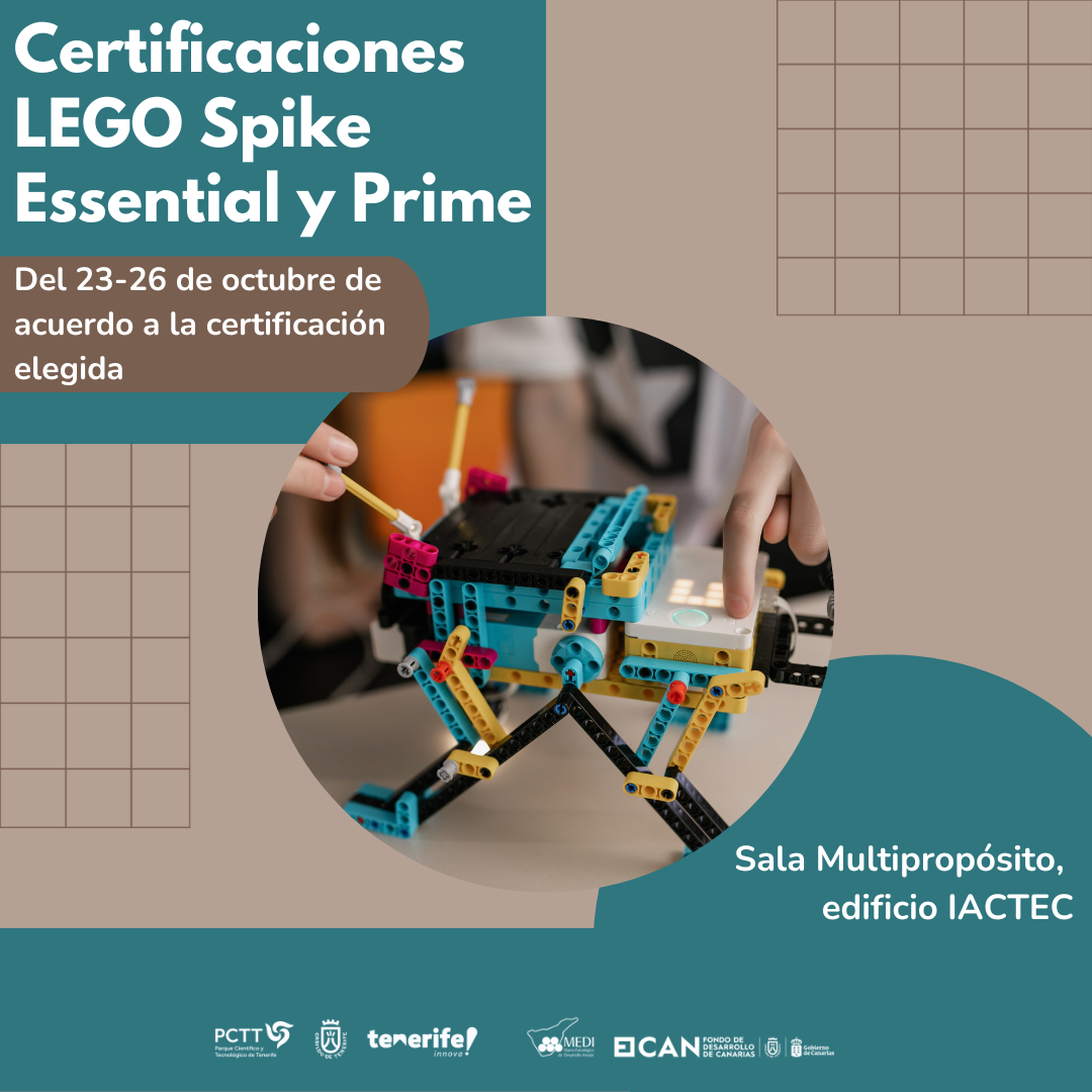 Certificaciones LEGO Spike Essential y Prime